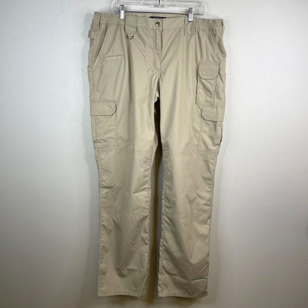 5.11 Tactical Mens Cargo Utility Pants Khaki Beige 40x36 Ripstop Outdoor Hiking